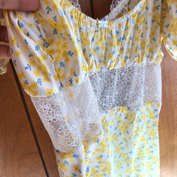 for Love and Lemons FL&L Daffodil Mini Dress S EUC - Picture 16 of 16
